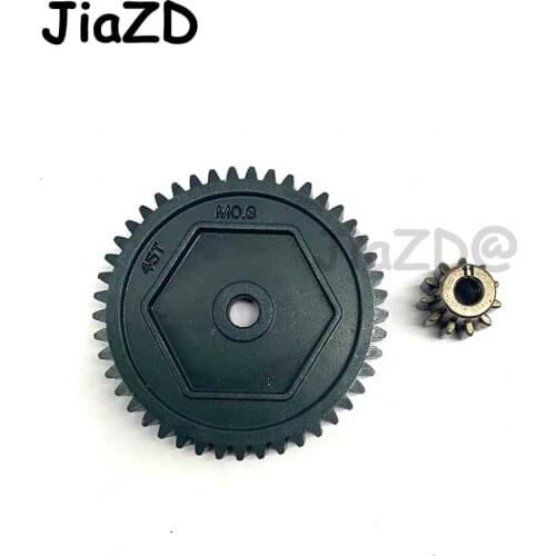 Harden Steel Spur Gear 45T 0.8M 32P #8053 11T motor teeth For 1/10 RC Model Crawler Traxxas TRX-4 TRX4 TRX-6 RC Car Accessories