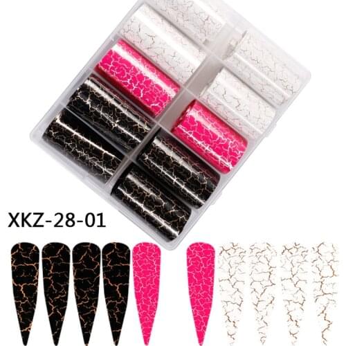 10 Sheet Leopard Marble Star Transfer Paper Nail Art Transfer Stickers Paper sparkly AB Color UV Gel Wraps Nail Adhesive Decals