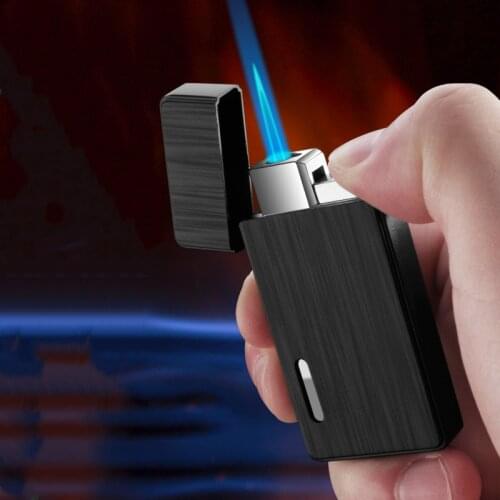 2020 Ping Sound Torch Lighter Gas Window Jet Lighter Metal Turbo 1300 C Windproof Cigar Pipe Lighter Outdoor Gadgets For Men