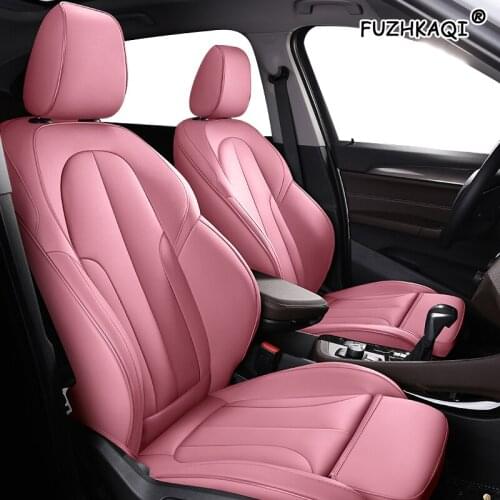 FUZHKAQI Custom Leather car seat covers For Maserati Quattroporte Luxgen 7 SUV 5 3 MASTER CEO 7 MPV 6 SUV U5 SUV Automobiles