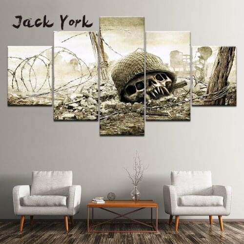 Canvas Painting Resistance: Fall of Man Gameplay 5 Pieces Wall Art Painting Modular Wallpapers Poster Print Home Decor