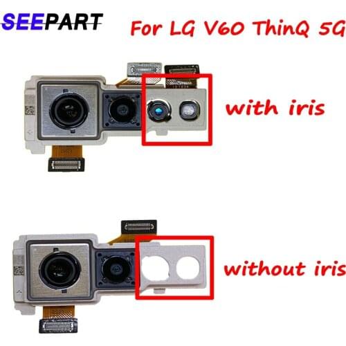 New original For LG V60 ThinQ 5G rear camera with iris flexible cable Rear main camera for LG V60 ThinQ 5G front camera pi