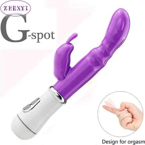 New Women Clitoris Stimulator Double G-Spot Massager 12 Speed Rabbits Vibrator Female Masturbator Sex Toys For Women Sex Product