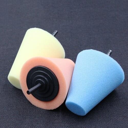 Burnishing Foam Polishing Cone Sponge Car Wheel Corner Small Area Washing Tools