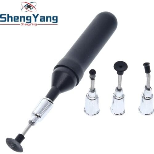 SMD IC Vacuum Sucking Pen Picker Pick Hand Tool 4 Suction Headers for MT-668 top