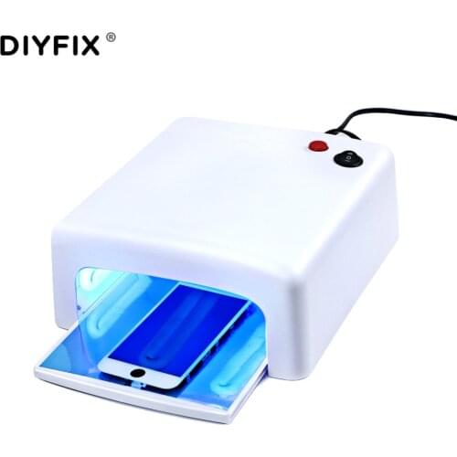 DIYFIX Powerful UV Lamp Green Oil Fast Curing Light for Mobile Phone Logic Board CPU NAND Chip Repair Tool Nail Dryer LED Light