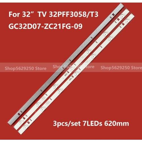 15pcs 620MM LED Backlight 9lamps GC32D09-ZC14F-05 303GC315037 For Phli ps 32inch 32PHF3056/T3 D3216H 32PFF3058/T3 LED-32B900v