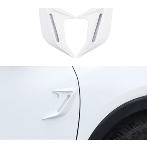 2 PCS 3D Car Air Outlet Side Shark Gill Sticker For BMW E46 E90 E60 E39 E36 F10 F20 F30 F80 G20 G30 G80 G83 E92 E93 M3 M4