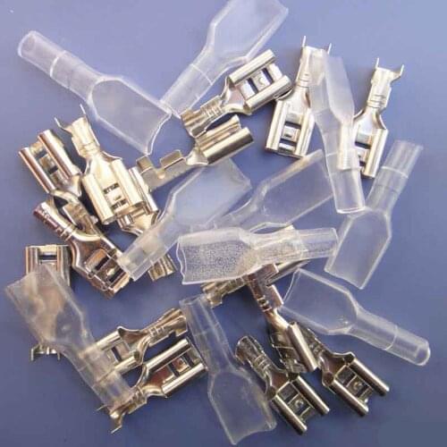 60pcs Cold terminals / metal bayonet belt holster / electric motor connector/ DIY toy accessories/technology model parts