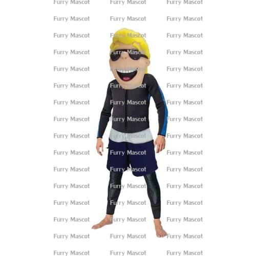 CA Surfer Kid Head Only Cosplay Unisex Cute Newly Mascot Costume Suit Cosplay Party Game Dress Outfit Adult Gift A
