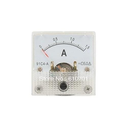 Mini Measure DC 0-1.5A Analog AMP Current Panel Meter Ammeter Gauge Electrical Instruments Electronics Automatic Control System