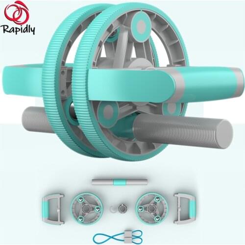 Multi-function Combination Resistance Bands Push Up Stand Bar Abdominal Wheel AB Roller Jump Rope Grip Strength Exercise Home