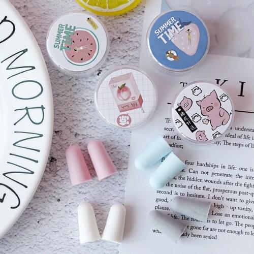 Soft Foam Sleeping Earplugs Travel Sleep Anti Sound Earplugs Noise Reduction for Travel Sleeping Protection Health Care Tool