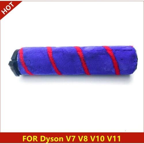 Soft Roller Brush accessories For Dyson V7 V8 V10 V11 Cordless Vacuum Cleaner Electric Floor Roller Brush Replace Parts