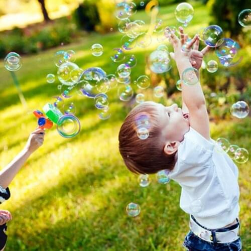 Bubble Guns Kit For Bubble laster Party Favor Bubble Machine Blaster Party Supplies Summer Toy Outdoors Activity Bubble
