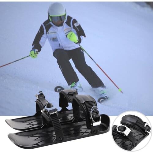 New Style Mini Ski Skates Snow Shoes Mini Ski Skates for Snow The Short Skiboard Snowblades VIP Drop Shipping