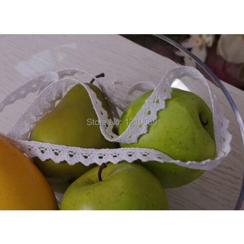 Wholesale 100 MetersThin Cotton Lace Trim for Christmas Gift Packing DIY Handmade Material Lace