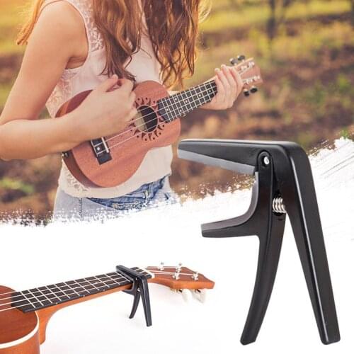 Professional Ukulele Capo Single-handed Quick Change Ukelele Capo Guitar Parts & Accessories