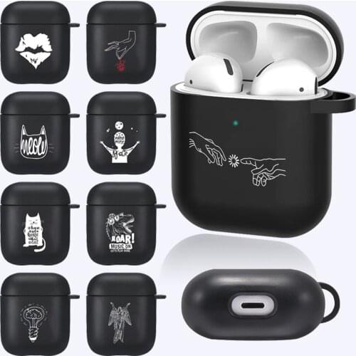 Silicone Cases for Apple AirPods 1st 2nd Generation Luxury Protective Earphone Cover for Airpods Case 1 2 Shockproof Sleeve