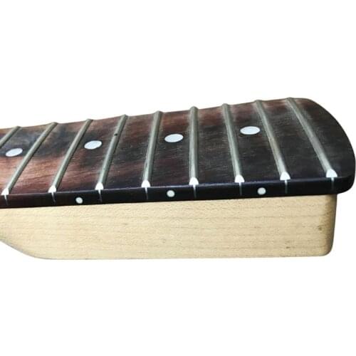 TL Electric Guitar Neck Handle 22 Frets Maple Rosewood Fretboard for Luthier Kit XXUF
