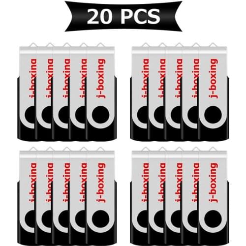 LOT 20PCS 64MB USB Flash Stick Swivel Metal 1GB Pendrives 4GB 16GB Memory Stick 256MB USB Disk for Embroidery Computer Mac Black