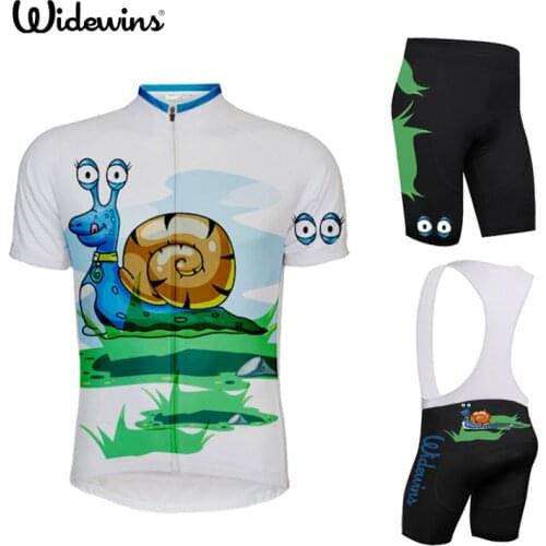 Cycling Jersey widewins Racing Sport Bike Jersey Tops Bicycle Cycling Clothing Ropa Ciclismo Summer Wear Clothes Snail 7135