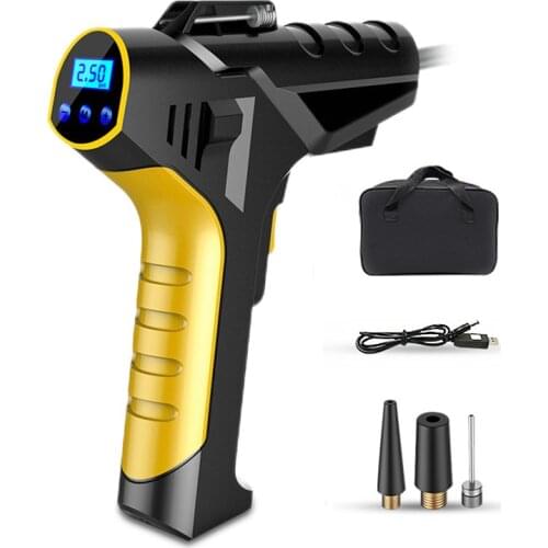 Bicycle Pump Portable Air Compressor Inflator Pump For Car Tyre Inflator Tire Air Injector Electric Bike Compressor For Cars