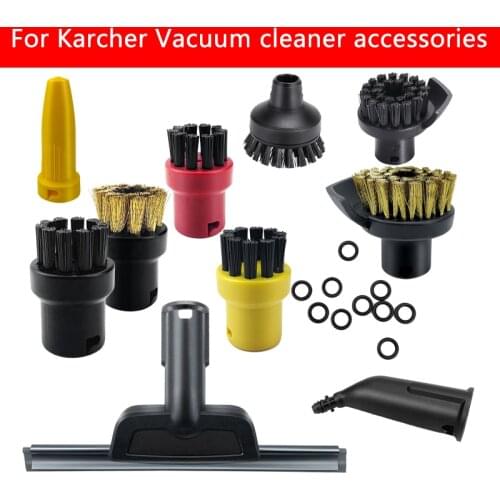For Karcher SC1 SC2 SC3 SC4 SC5 SC7 CT10 CTK10 Parts Mirror Round Knife Brush Nozzle Apron Home Accessories Steam Vacuum Cleaner