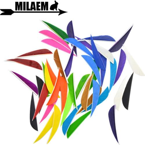 100pcs Archery 2inch Turkey Feather Arrow Fletching Crossbow Arrow Feather Crossbow Arrow Shooting/ Hunting Accessory