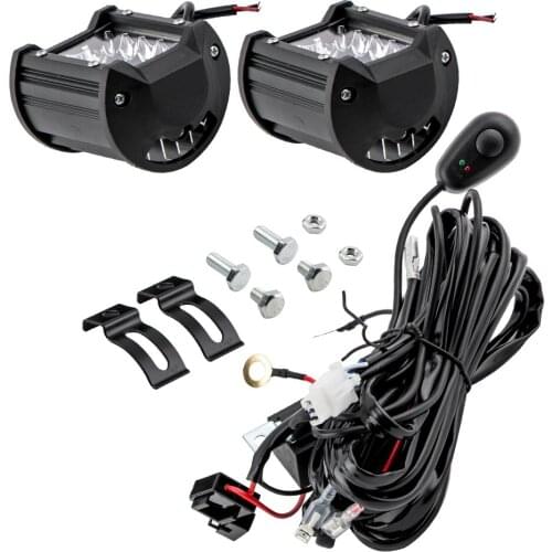 2pcs 4 Inch LED Work Light Bar 4WD Offroad Lights Pods ATV SUV Fog Driving Lamp