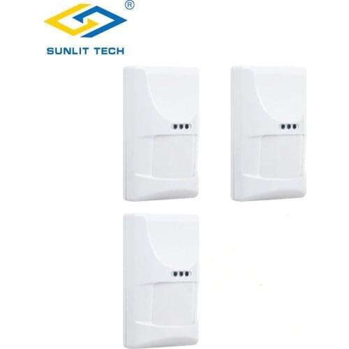 Premium Quality 3pcs Indoor Wired Pet Infrared Motion Sensor Detector Alarma for Home Security Movement Detector Alarm System