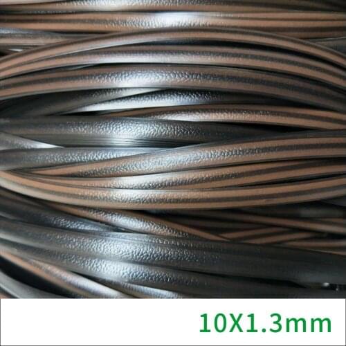 500G Per lot Coffee Gradient Imitation Flat Synthetic Rattan Weaving Raw Material PVC Rattan For Knit And Repair Chair Basket