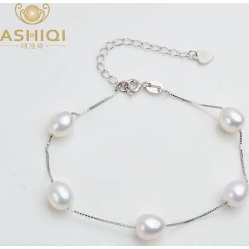 ASHIQI Bracelets With Charms