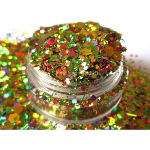 Nail Art Glitter Mix AUTUMN BLING Fall mix for Nail polish