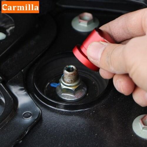 Carmilla 2Pcs/Set Front Car Shock Absorber Screw Cap Protective Nut Cover Fit for Mitsubishi Asx 2012 - 2021 Accessories