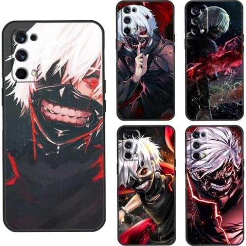 Tokyo Ghoul Kaneki Ken Anime Case For OnePlus 8T 7T Nord 7 8 9 Pro Cover For Realme 8 7 6 Pro Q3 C3 C11 C15 C21 GT Neo