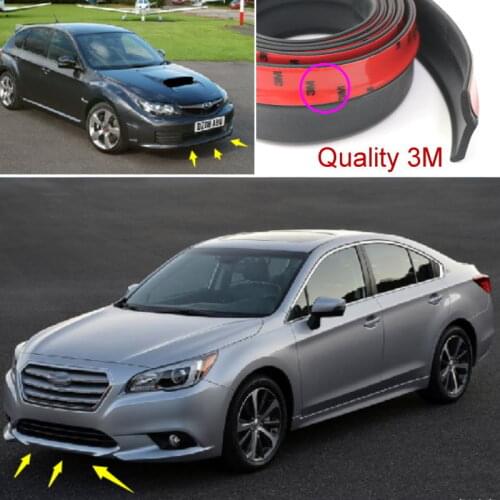 For Subaru Impreza WRX STi XV / Car Bumper Lip / lower Body Kit / Front / Rear Skirt Spoiler / Bumper Deflector Rubber Strip
