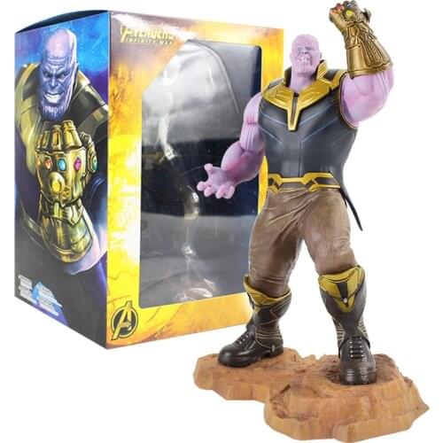24cm Avengers Infinity War ARTFX Thanos PVC Action Figure Toy Brinquedos Collection Model Dolls Gift