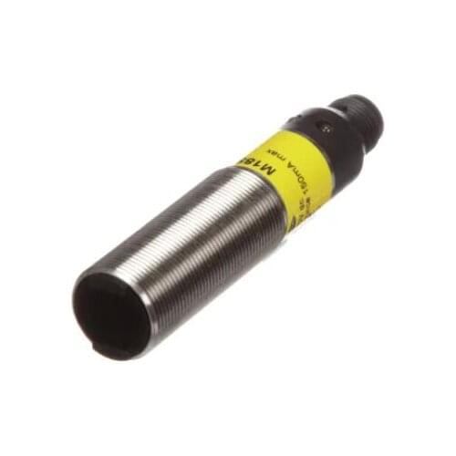 M18SP6FF50Q Sensor, Photoelectric, BGS, M18, IR LED, 50mm Range, 10-30VDC, PNP, M12, 48671