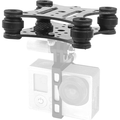 FPV Carbon Fiber Anti Vibration Plate & Rubber Balls for Phantom 1 2 Gimbal Mount Quadcopter Gopro Hero 2 3 PTZ FS