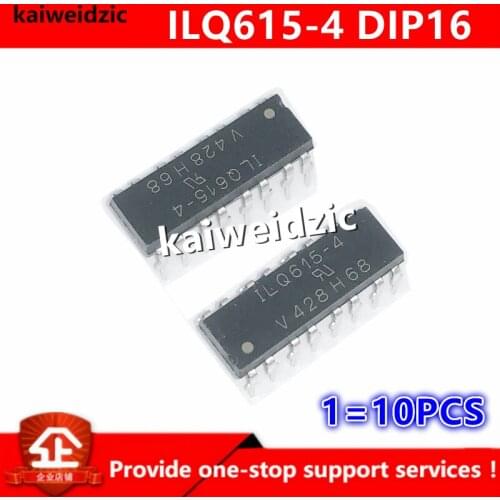 Kaiweikdic New imported original ILQ615-4 Four-channel optoelectric coupler transistor output plug optocoupler isolator