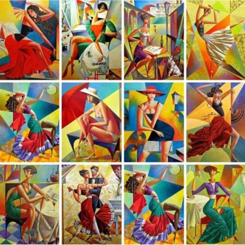 KEXINZU 5d DIY Diamond Painting Woman Full Square Diamond Embroidery Mosaic Portrait Handicraft Wall Art