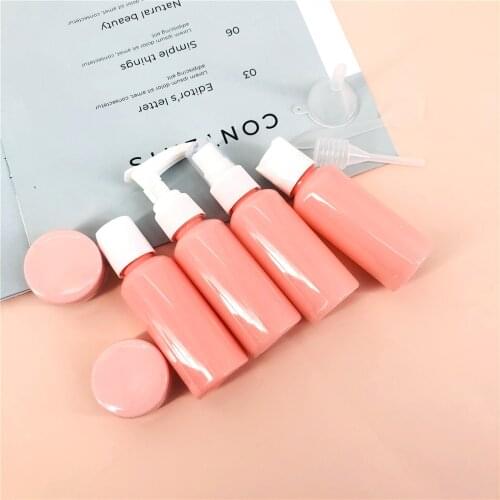 Refillable Travel Bottles Set Package Cosmetics Bottles Plastic Pressing Spray Bottle Makeup Tools Kit For Travel Easy Carry