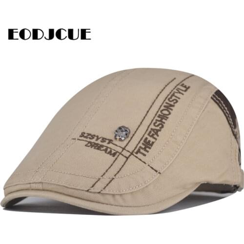 Fashion Beret Cap For Men Women Summer Casual Sun Breathable Hats Black Berets Cabbie 2019 Chapeau Homme