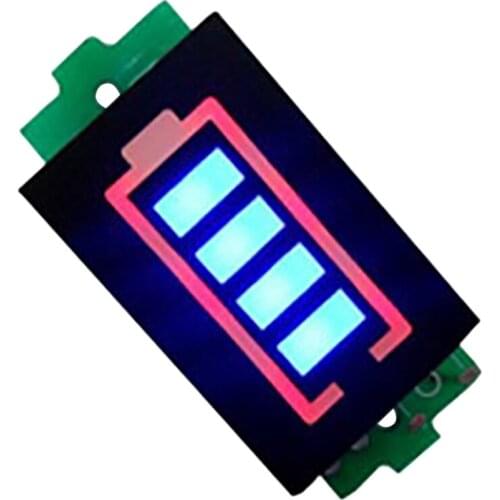 1S Series Lithium Battery Capacity Indicator Module Blue Display 4.2V Battery Power Tester Li-Po Li-Ion