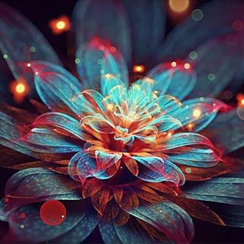 Blue flowers sunflower new arrival DIY Crystal full drill square 5D diamond painting 3d cross stitch kit mosaic round rhinestone