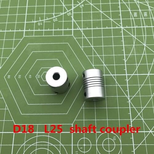 2021 Bearing Rodamientos 3pcs Flexible Coupler Shaft Coupling D18 L25 Router Parts Hole Size 5mm, 6mm, 6.35mm, 7mm, 8mm, 10mm