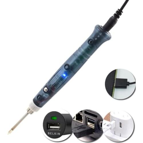 Fast Cooling Heating USB Soldering Iron Durable Precision Soldering Iron 5V Portable USB 8W Electric DIY