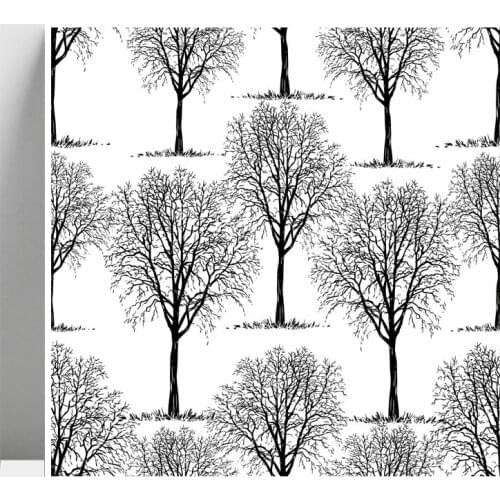 Trees Background Transparent Silicone Stamp for DIY Scrapbooking/Photo Album Decorative Card Making Clear Stamps Supplies