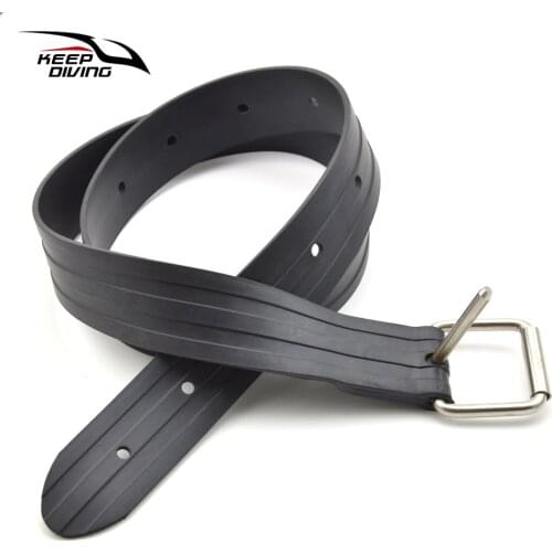 1.3M/1.5M/1.8M Freediving Diving Rubber Weight Belt With Stainless Steel RQuick Release Buckle BCD Accessories Diving Equipment
